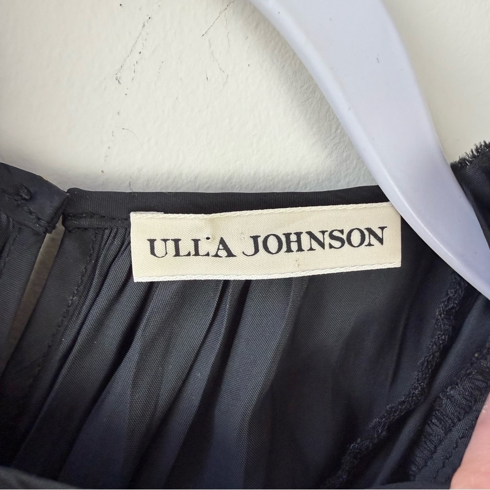 Ulla Johnson Black Short Sleeve Blouse Top - Picture 5 of 5